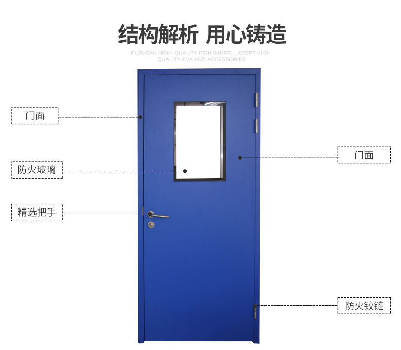 凈化車(chē)間鋼制自動(dòng)門(mén)-指示圖